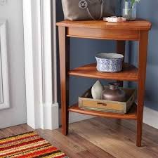 Triangle Side Table Ikea Wood End Tables End Tables Small Corner Table