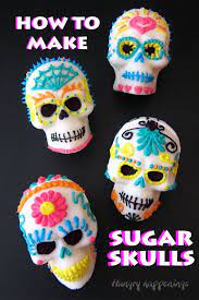 Sugar Skull Video Tutorial And Recipe Hungry Happenings Recipe Sugar Skull Diy Sugar Skull Cakes Sugar Skull