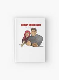 Adrian Ring, and Cassie with Baby Otis! Adrian's Undead Diary logo Journal