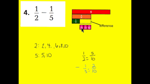 A) write the word name of the number 125,470,000. Lesson 6 2 Subtraction With Unlike Denominators Youtube