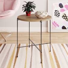 If i knew that i would be an engineer not a designer! Xena 18 Inch Round Side Table 21 Inch High Mix