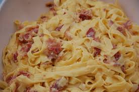 La Vraie Recette Des Tagliatelles A La Carbonara Maman Ca Deborde Tagliatelle Carbonara Tagliatelles Recette Tagliatelle Carbonara