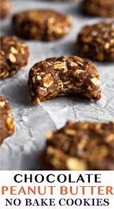 Healthy No Bake Protein Cookies Vegan Recipe Peanut Butter No Bake Vegan Cookies Quick Healthy Desserts