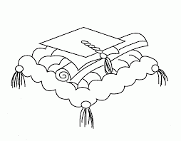 Graduating high school and/or college is a huge deal! Graduation Cap Coloring Page Coloring Home
