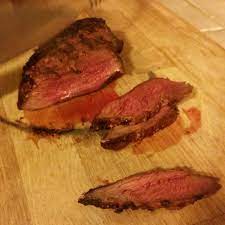 Emu Fan Fillet Grilled To 155 Degrees In Salt Pepper Steak Seasoning Delicious Tastes Just Like Beef But Such More Tender Emu Meat Recipes Food