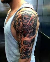 This video contains collection of 100 amazing tribal tattoo designs.#tribaltattoos #tribaltattoodesigns #tribaltattoosformen #tribaltattoosforwomenwhat is. 30 King And Queen Tattoos Half Sleeve Tattoo Card Tattoo Half Sleeve Tattoos For Guys