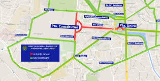 Astfel, incepand cu ora 10.30 are loc un mars pe traseul: Azi Se Aprind Luminile De CrÄciun RestricÈii De CirculaÈie In BucureÈti