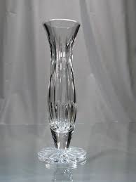 Vase Soliflore Sur Pied En Cristal De Boheme Art Deco Deco Art