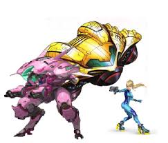 D Va X Zero Suit Samus Gunship Samus Zero Suit Samus Gunship