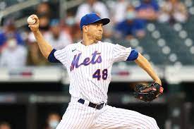 How many strikeouts will jacob degrom get vs. Mets News Jacob Degrom Named Nl Pitcher Of The Month Amazin Avenue