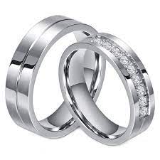 Aij Arcoirisjewelry His And Her Ring Couple S Matching Wedding Band In Stainless Steel For Men And Women Comfort Fit Walmart Com In 2021 Engagement Rings Couple Jewelry Rings Engagement Rings For Men