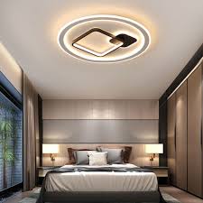 Flush mount lighting comes in many different sizes, shapes, and colors so that you can find the perfect lighting fixture for your home. Modern Minimalist Led Ceiling Lamp Round And Square Flush Mount Light Fixture Bedroom Living Room