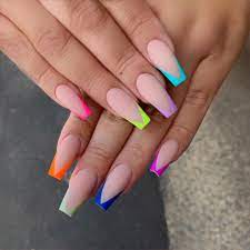 Chaun P On Instagram Thotiana Vtips In All Shades Inspo From Vincentnails French Tip Acrylic Nails French Tip Nail Designs Best Acrylic Nails