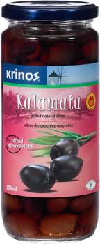 Olives Kalamata Denoyautees Krinos