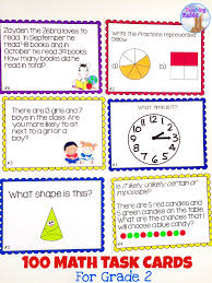 Use These Math Task Cards For Second Grade In Math Centers As Early Finisher Activities Or Math Activities Elementary Math Task Cards Probability Worksheets