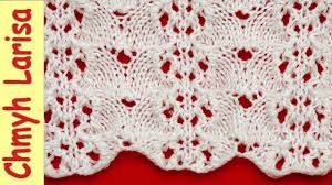 схемы вязания простые ажурные узоры спицами схемы и описание для начинающих Krasivyj Azhurnyj Uzor Spicami Video 37 Vyazanie Spicami Dlya Nachinayushih Vyazanie Shemy Vyazaniya Uzory