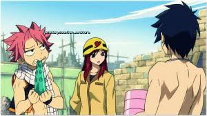 Erza Eats Gray S Face Part 1 This Was After The Phantom Lord Arc And Juvia Being The Stalker She Is Made Gray A Lunch Wit Fairy Tail Fairy Tail Guild Anime