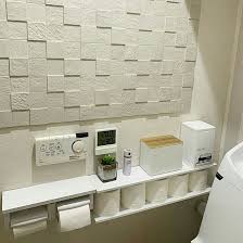 バス トイレ 収納 壁面収納 トイレットペーパー収納 収納棚diy などのインテリア実例 2019 03 16 06 44 46 roomclip ルームクリップ トイレットペーパー 収納 インテリア 収納 トイレのデザイン