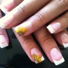 If you liked it please give it a thumbs up and subscribe! Acrylic White Nails With Sunflower Nail And Manicure Trends