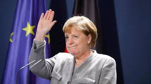 Probably the result of a crossing between old spanish chanciller, borrowed from old french chancelier, with the learned form cancelario, borrowed from the latin directly. Angela Merkel La Canciller Inoxidable