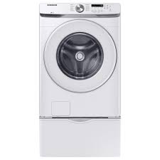 How to video for samsung washing machine. Samsung 4 5 Cu Ft Front Load Washer With Shallow Depth In White Nebraska Furniture Mart