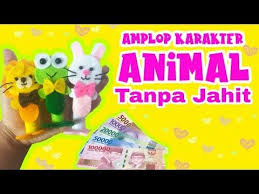 3 Amplop Lebaran Karakter Cara Membuat Amplop Lebaran Dari Kain Flanel 2019 Youtube Kain Flanel Amplop Kain