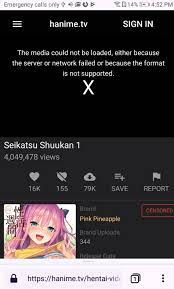 hanime.tv - Error message displayed when playing the video · Issue #34342 ·  webcompat/web-bugs · GitHub