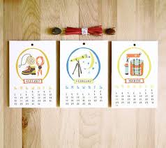 Semakin banyak warnanya, pasti semakin lucu, deh! 10 Contoh Desain Kalender Untuk Inspirasimu Blog Sribu