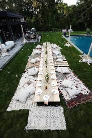 How To Host A Picnic Domino Backyard Party Summer Party Themes Outdoor Party