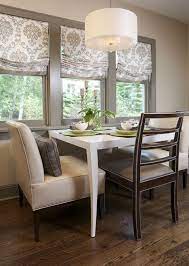 For extra atmosphere, choose a burlap fabric that is printed with a pretty saying or printed to look like a feed sack. Stop Procrastinating And Start Decorating With Planning Window Treatments Living Room Dining Room Window Treatments Dining Room Windows