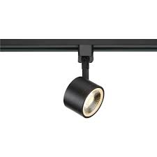 Low Profile Led Track Lighting Fixture With Round Head Black Finish 24o Beam 12 Watt 820 Lumens 3000k Soft White Color Temperature Led Track Lighting Black Track Lighting Track Lighting