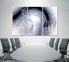 Bull Ad Bear Business Power Concept Art Bull And Bear Etsy Bear Wall Art Concept Art Modern Abstract Wall Art