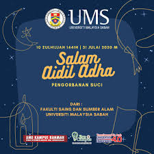 We're here in fakulti sains sumber alam (fssa). Ucapan Selamat Hari Raya Aidiladha Tahun 2020