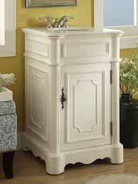 21 inch petite white finish bathroom vanity