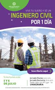 Ingeniero civil recién egresado disponibles en indeed.com. Se Un Ingeniero Civil Por 1 Dia Uniagraria