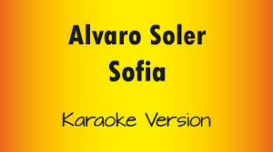 5 / 5 97 мнений. Karaoke Sofia Alvaro Soler