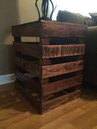 End Table Made Out Of Pallet Farmhouse End Tables Pallet End Tables Pallet Diy