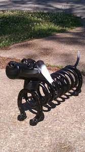Welded Scrap Metal Spring Dog Tippy By Paula Miller Scrap Metal Art Metal Art Welded Metal Art Projects