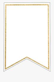 Pennant Banner Template Gold Banner Flag Png Transparent Regarding Triangle Pennant Banner Pennant Banner Template Birthday Banner Template Banner Template