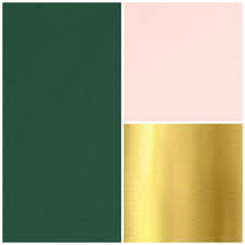 Dark Green Blush And Gold Wedding Color Scheme Blush Color Palette Gold Wedding Colors Green Colour Palette