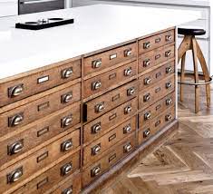 Antique Filestorage Cabinet As Island Base In Kitchen Kitchen Island Storage Diy File Cabinet Island Storage