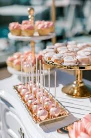This Baby Shower Took Place In Sunny San Diego With Luxe Decor Elements Decadent Dessert Displays And Stunning Pink F Dessert Display Food Decadent Desserts