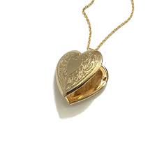Heart Locket Necklace Floral Locket Romantic Love Locket Mother S Day Gift Locket Girlfriend Gift Golden Brass Locket Golden Locket Heart Locket Necklace Heart Locket Locket Necklace