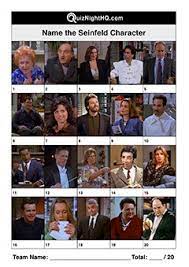 Hq trivia, the live mobile trivia game, is s. Seinfeld Characters 001 Quiznighthq