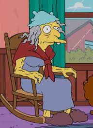 Milhouse and his parents had to stay at her apartment while their house was sprayed for potato bugs. Grandma Flanders Simpsons Wiki Fandom