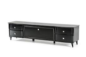 A wide range of modern tv stands & media furniture: A X Gothic Transitional Black Crocodile Lacquer Tv Cabinet