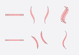 This baseball/softball stitches svg files for cricut designs include both the svg file and dxf files, for you to use on all of your scrapbook and silhouette products. Free Baseball Laces Vector Illlustration Baseball Stitch Baseball Svg Free Svg