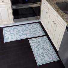 Sold and shipped by nourison. Sussex Home Non Skid Washable Kitchen Runner Rugs Set Of 2 Ultra Thin Lattice Area Rugs