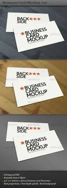 The standard business card size is 3.5 x 2 in the united states and canada. 3d Business Card Mockups From Graphicriver
