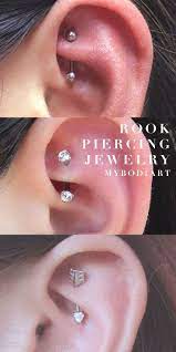 Rook Piercing Jewelry Cute And Simple Ear Piercing Ideas For Minimalists Women T Piercings Earpiercingid Piercing Fikirleri Kulak Piercingleri Piercing